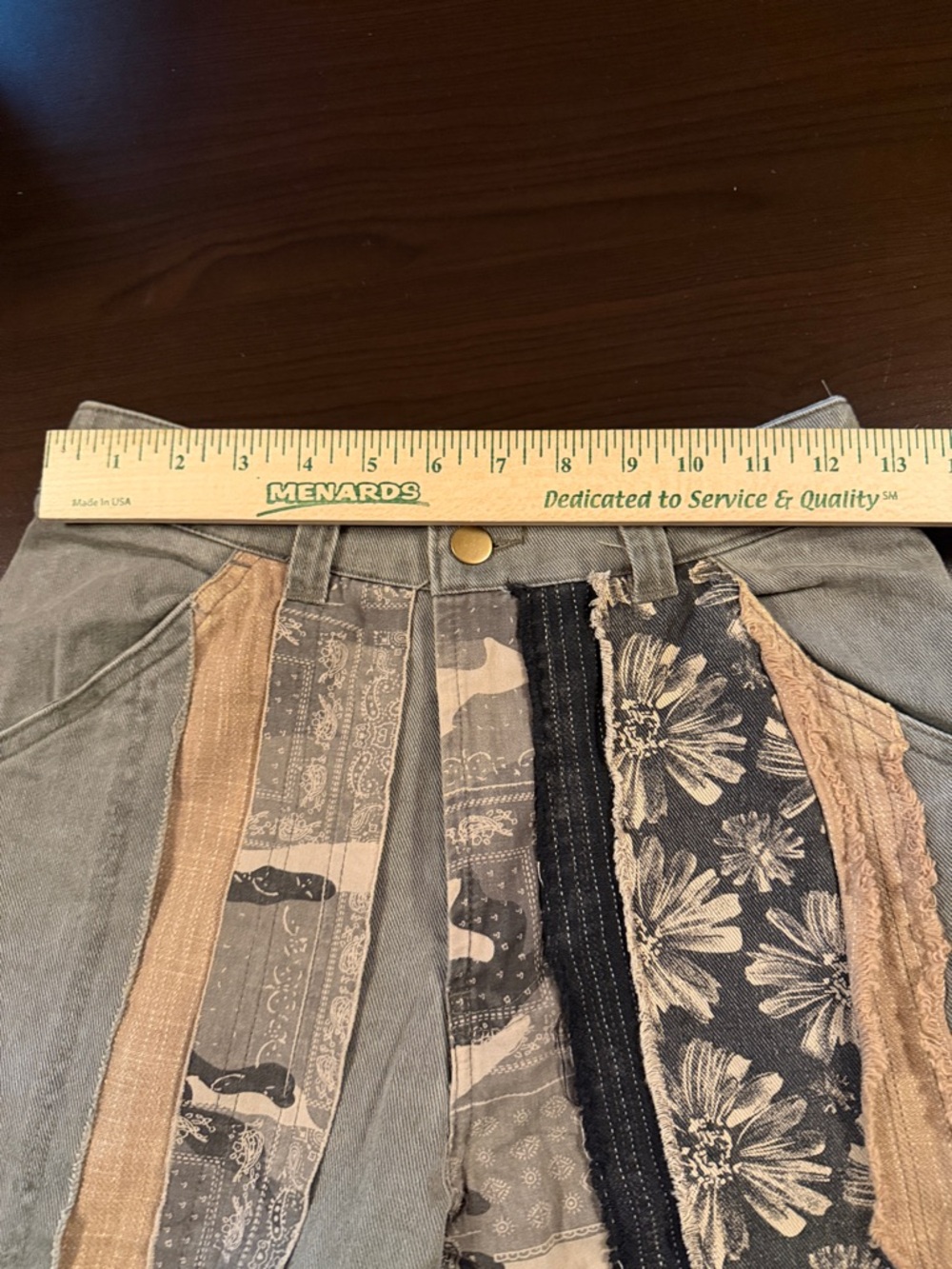 Oli & Hali It’s Your Thing Patchwork Twill Jeans - Picture 6 of 7